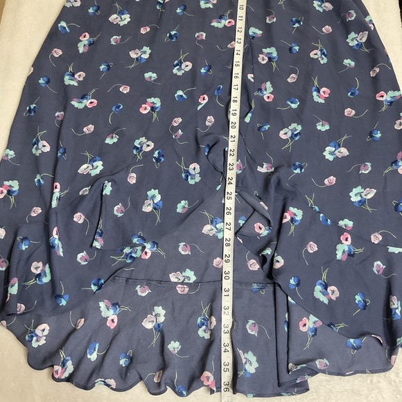 Gap Floral Ruffle Wrap Midi Skirt - Picture 5 of 10